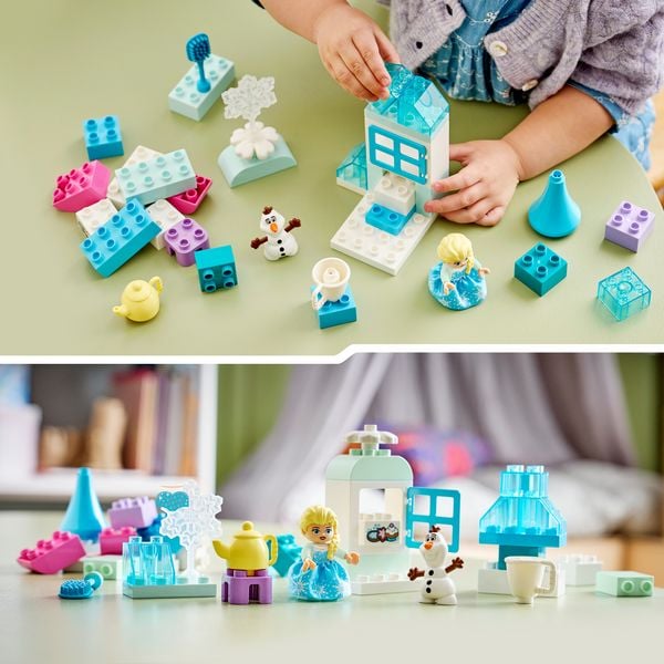 Produktbild: LEGO DUPLO | Disney 10462 Frozen Kreativbox mit Elsa und Olaf, Bauset mit 37 Bausteinen