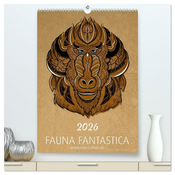 Produktbild: Fauna Fantastica (hochwertiger Premium Wandkalender 2026 DIN A2 hoch), Kunstdruck in Hochglanz