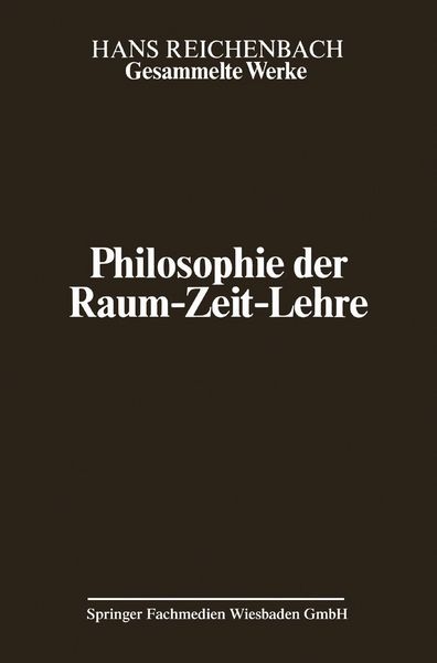 Produktbild: Philosophie der Raum-Zeit-Lehre
