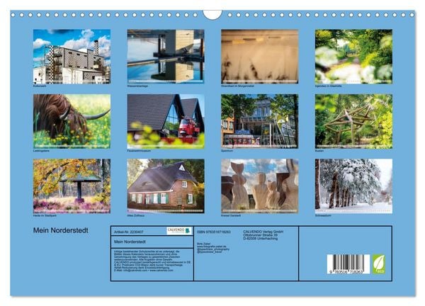 Produktbild: Mein Norderstedt (Wandkalender 2026 DIN A3 quer), CALVENDO Monatskalender