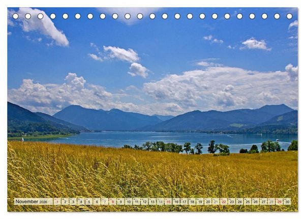 Produktbild: Kurort Bad Wiessee (Tischkalender 2026 DIN A5 quer), CALVENDO Monatskalender