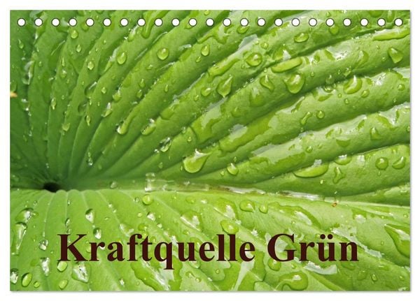 Produktbild: Kraftquelle Gr&uuml;n (Tischkalender 2026 DIN A5 quer), CALVENDO Monatskalender