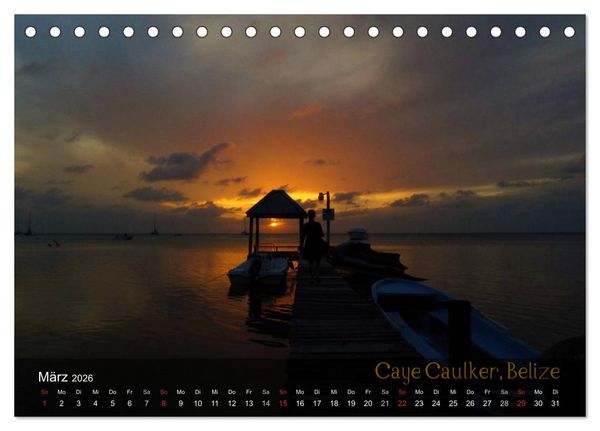 Produktbild: Von Mexiko nach Panama in 12 Monaten (Tischkalender 2026 DIN A5 quer), CALVENDO Monatskalender
