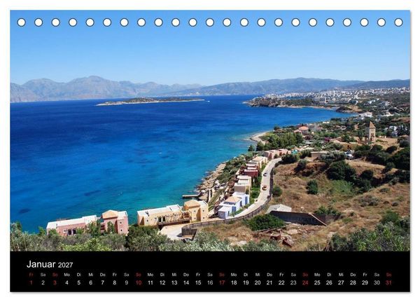 Produktbild: Griechenland - Insel Kreta (Tischkalender 2027 DIN A5 quer), CALVENDO Monatskalender