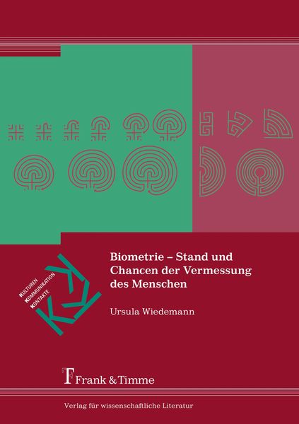 Biometrie - Stand und Chancen der Vermessung des Menschen, Taschenbuch von Ursula Wiedemann, Frank & Timme, 9783865963895