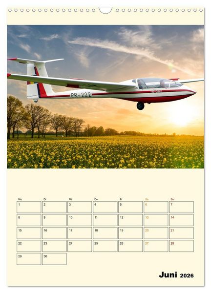 Produktbild: Segelfliegen - dem Himmel ganz nah (Wandkalender 2026 DIN A3 hoch), CALVENDO Monatskalender