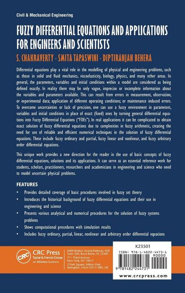 Produktbild: Fuzzy Differential Equations and Applications for Engineers and Scientists