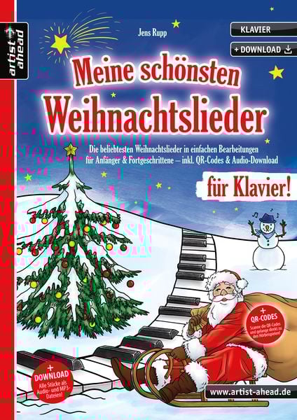 Meine schönsten Weihnachtslieder für Klavier! -