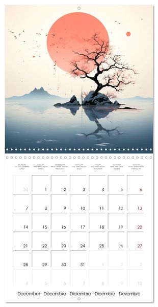 Produktbild: Japan: a Year of Art and Tradition (Wall Calendar 2026 12 &times; 12 Inch) CALVENDO 12 Month Wall Calendar