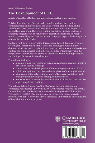 Produktbild: The Development of Ielts