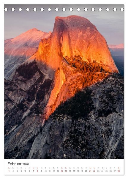 Produktbild: Yosemite Nationalpark - Einer der sch&ouml;nsten Orte der Welt. (Tischkalender 2026 DIN A5 hoch), CALVENDO Monatskalender