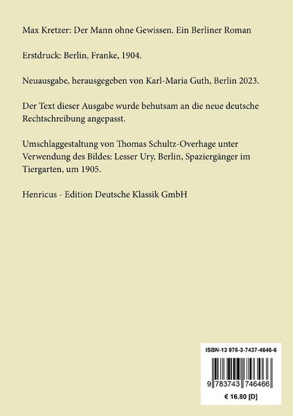 Produktbild: Der Mann ohne Gewissen