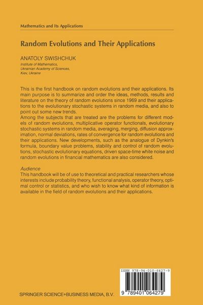 Produktbild: Random Evolutions and Their Applications