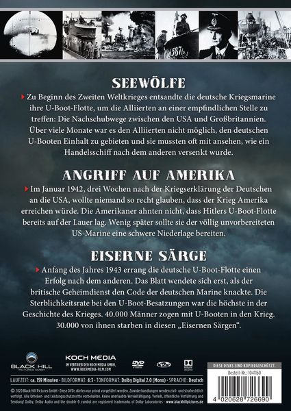 Produktbild: U-Bootkrieg des Zweiten Weltkrieges [3 DVDs]