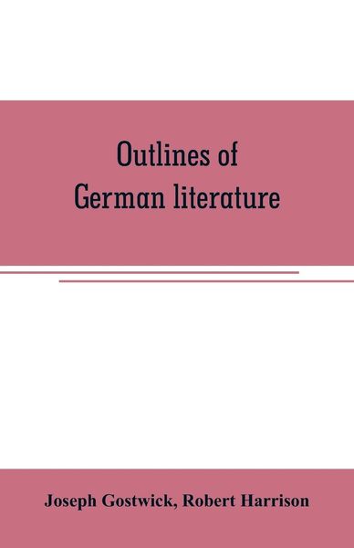 Produktbild: Outlines of German literature