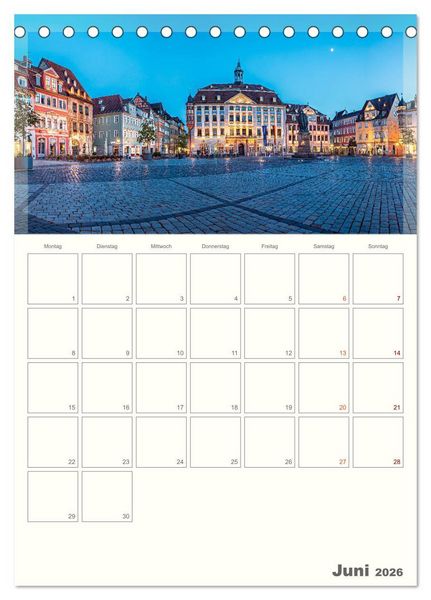 Produktbild: Coburg - im Wandel der Zeit (Tischkalender 2026 DIN A5 hoch), CALVENDO Monatskalender