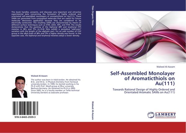 Produktbild: Self-Assembled Monolayer of Aromaticthiols on Au(111)