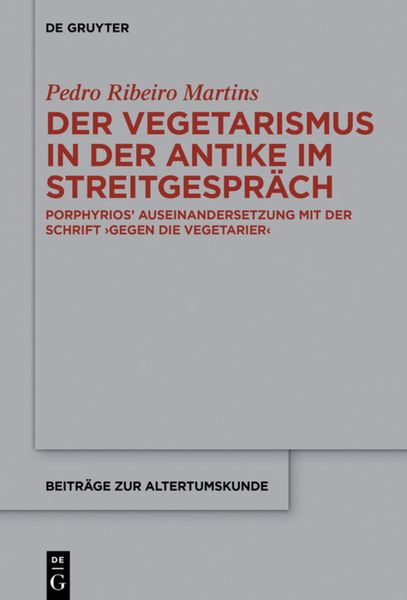 Produktbild: Der Vegetarismus in der Antike im Streitgespr&auml;ch