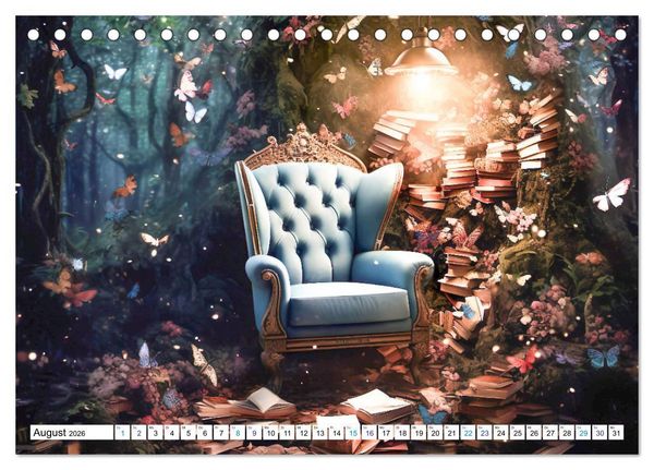 Produktbild: Sesselgeschichten (Tischkalender 2026 DIN A5 quer), CALVENDO Monatskalender