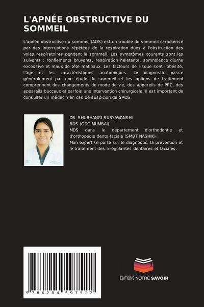Produktbild: L'apn&eacute;e Obstructive Du Sommeil