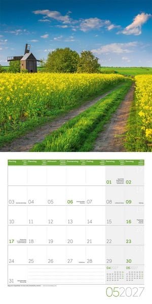 Produktbild: Traumpfade Kalender 2027 - 30x30 - Art12