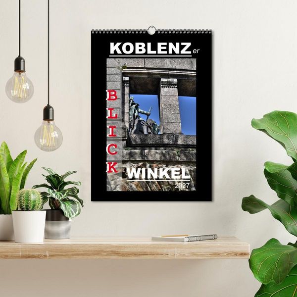 Produktbild: Koblenzer Blick Winkel (Wandkalender 2027 DIN A3 hoch), CALVENDO Monatskalender