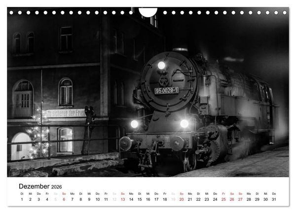 Produktbild: Dampfloks in der DDR (Wandkalender 2026 DIN A4 quer), CALVENDO Monatskalender
