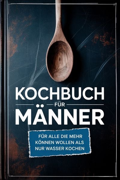 Produktbild: Kochbuch f&uuml;r M&auml;nner: F&uuml;r alle die mehr k&ouml;nnen wollen als nur Wasser kochen - inkl. Benimmregeln - F&uuml;r M&auml;nner, die denken, die K&uuml;che r&auml;umt sich von selbst auf!