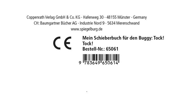 Produktbild: Mein Schieberbuch f&uuml;r den Buggy: Tock! Tock! Wer wohnt hier?