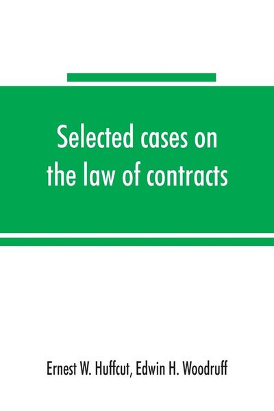 Produktbild: Selected cases on the law of contracts
