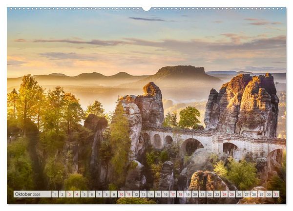 Produktbild: DEUTSCHLAND Reizvolle Landschaften und Urbanes (hochwertiger Premium Wandkalender 2026 DIN A2 quer), Kunstdruck in Hochglanz