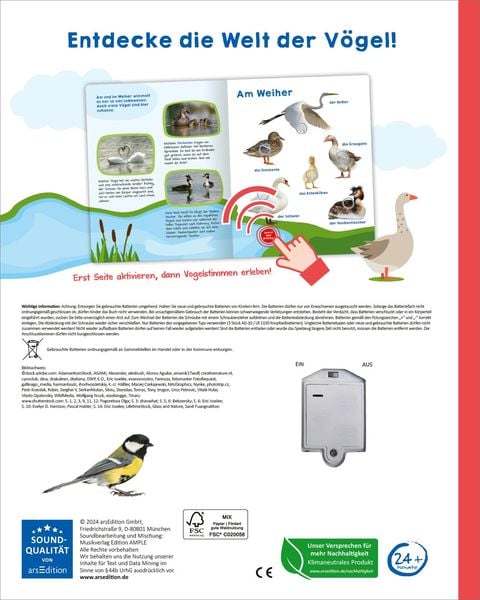 Produktbild: Mein gro&szlig;es Buch der Vogelstimmen