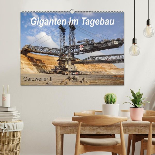 Produktbild: Giganten im Tagebau Garzweiler II (Wandkalender 2026 DIN A2 quer), CALVENDO Monatskalender