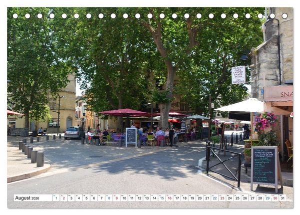 Produktbild: Arles entdecken (Tischkalender 2026 DIN A5 quer), CALVENDO Monatskalender