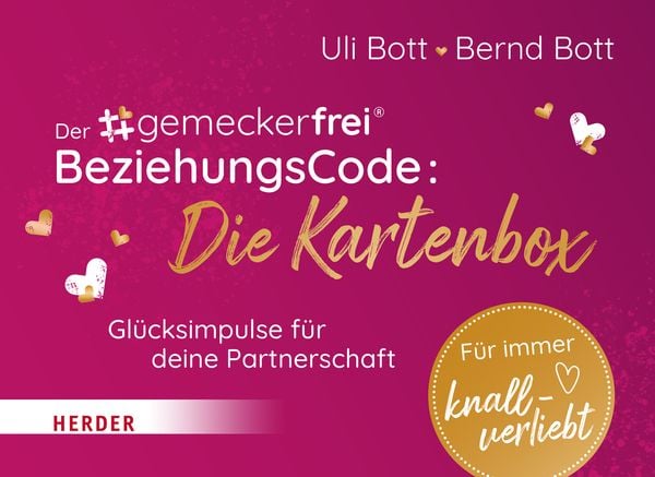 Der #gemeckerfrei® BeziehungsCode: Glückskarten für deine Partnerschaft