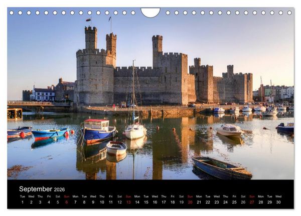 Produktbild: Wales (Wall Calendar 2026 DIN A4 landscape), CALVENDO 12 Month Wall Calendar