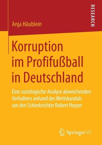 Produktbild: Korruption im Profifu&szlig;ball in Deutschland