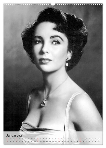 Produktbild: Elizabeth Taylor (hochwertiger Premium Wandkalender 2026 DIN A2 hoch), Kunstdruck in Hochglanz