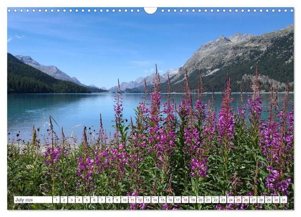 Produktbild: Engadine 2026 - Nature and landscapes (Wall Calendar 2026 DIN A3 landscape), CALVENDO 12 Month Wall Calendar