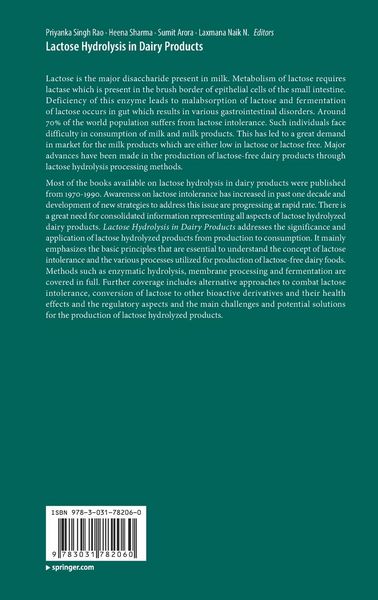 Produktbild: Lactose Hydrolysis in Dairy Products