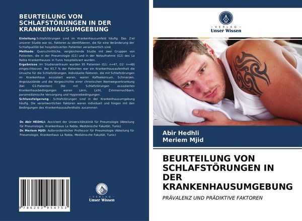 Produktbild: Beurteilung von Schlafst&ouml;rungen in der Krankenhausumgebung