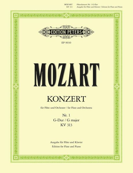 Produktbild: Flute Concerto No. 1 in G, with Cadenzas K.313