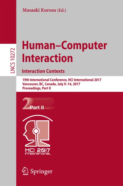 Produktbild: Human-Computer Interaction. Interaction Contexts