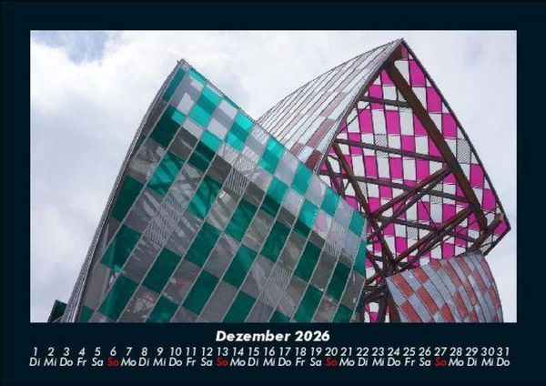 Produktbild: Architektur 2026 Fotokalender DIN A5