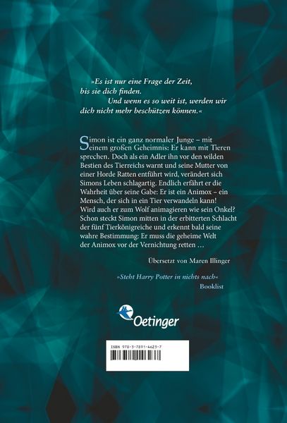 Produktbild: Das Heulen der W&ouml;lfe / Animox Bd. 1