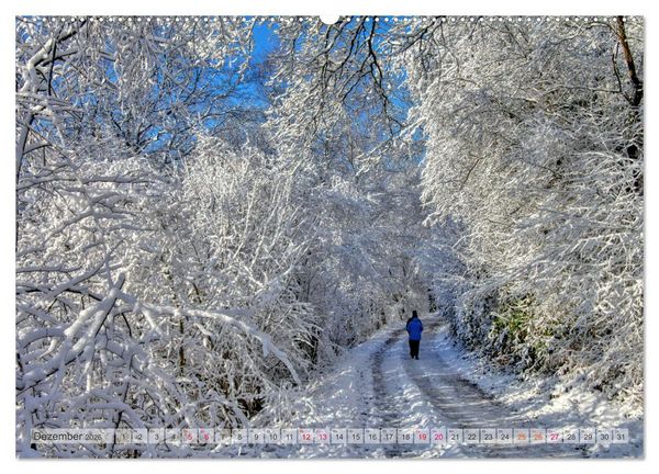Produktbild: Idyllische Wanderwege im Bergischen Land (Wandkalender 2026 DIN A2 quer), CALVENDO Monatskalender