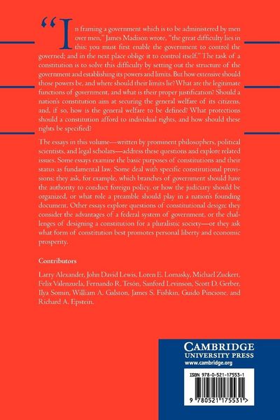 Produktbild: What Should Constitutions Do?