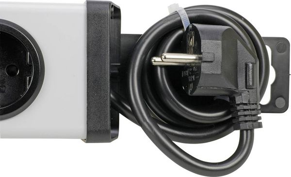 Produktbild: Ehmann 0200x00062303 Steckdosen-Verteiler Grau, Schwarz Schutzkontakt 1St.