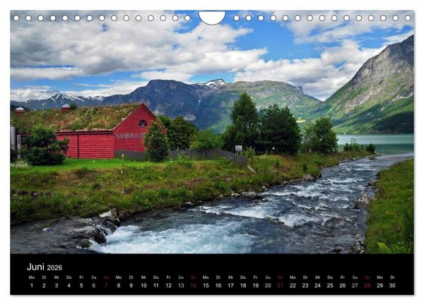Produktbild: An Norwegens K&uuml;sten (Wandkalender 2026 DIN A4 quer), CALVENDO Monatskalender
