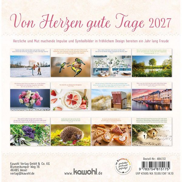 Produktbild: Von Herzen gute Tage 2027